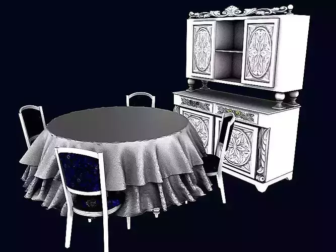 Dinning set 4 dining room table and chairs