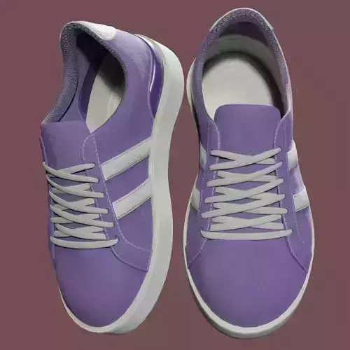 Casual Purple Sneakers