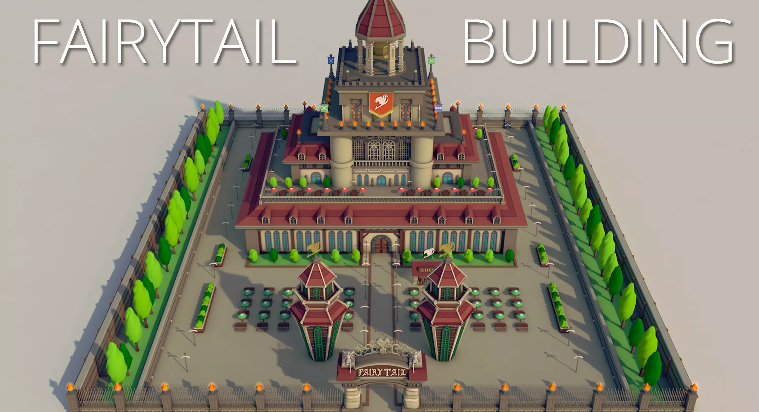 Fairy Tail Guild Building - 3D 3D model