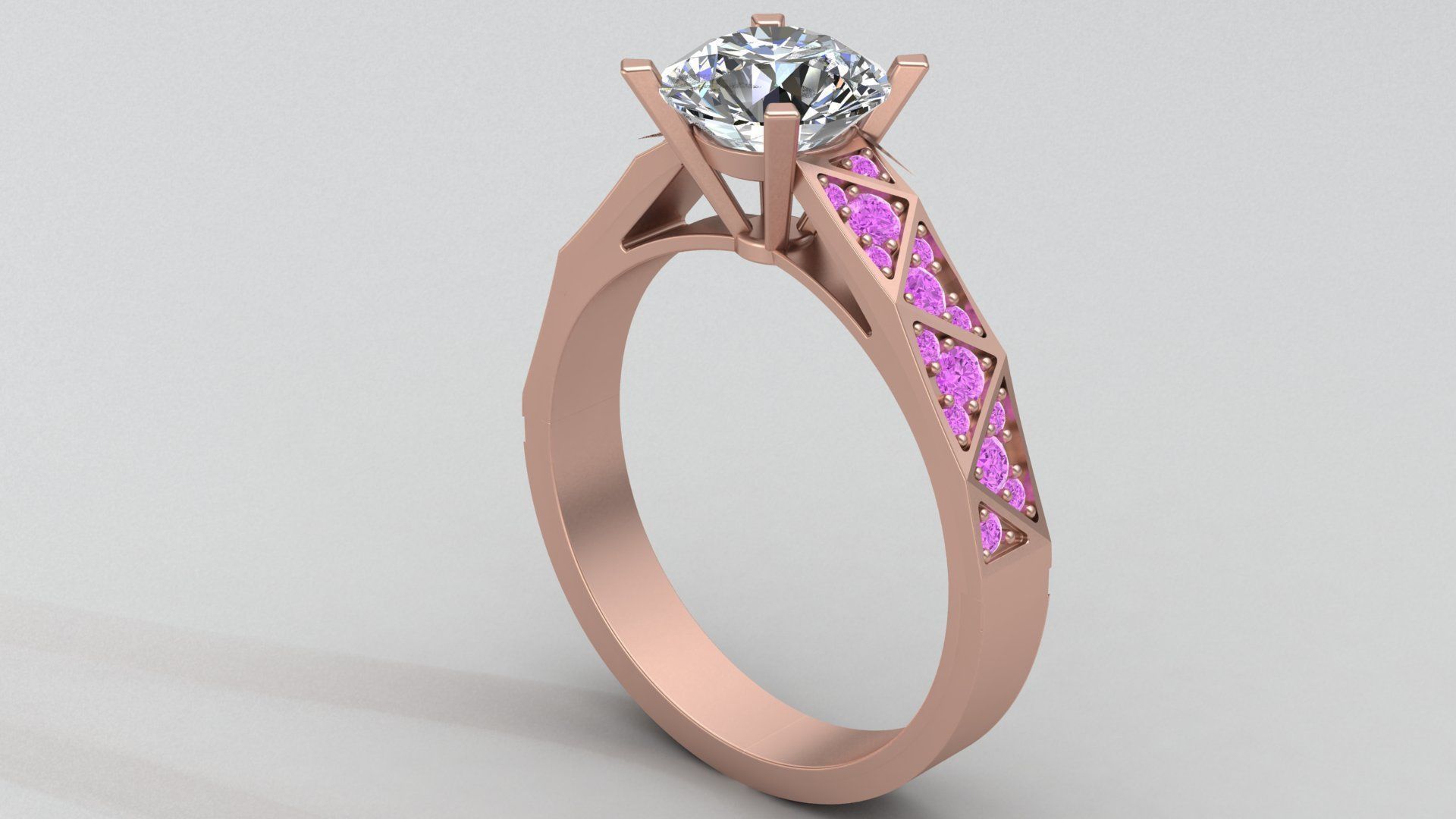 Signature Laurence Gold Ring Replica 3D print model_4