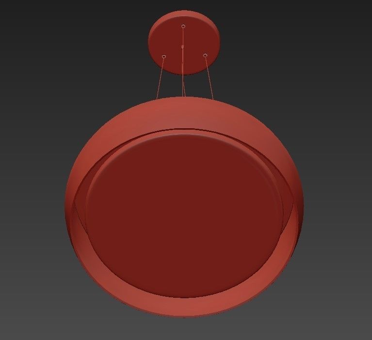 TREVISO pendant light with circular shape 3D model_2
