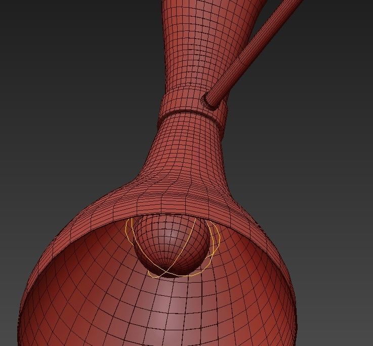 HELSINKI rose gold chandelier 3D model_5