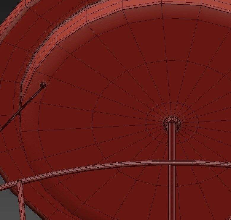 SEGNI two pendant lights hanging from wire frame 3D model_3