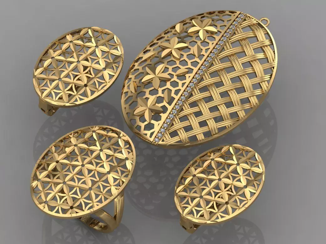 GC GOLD M0026- small set 3D print model_0