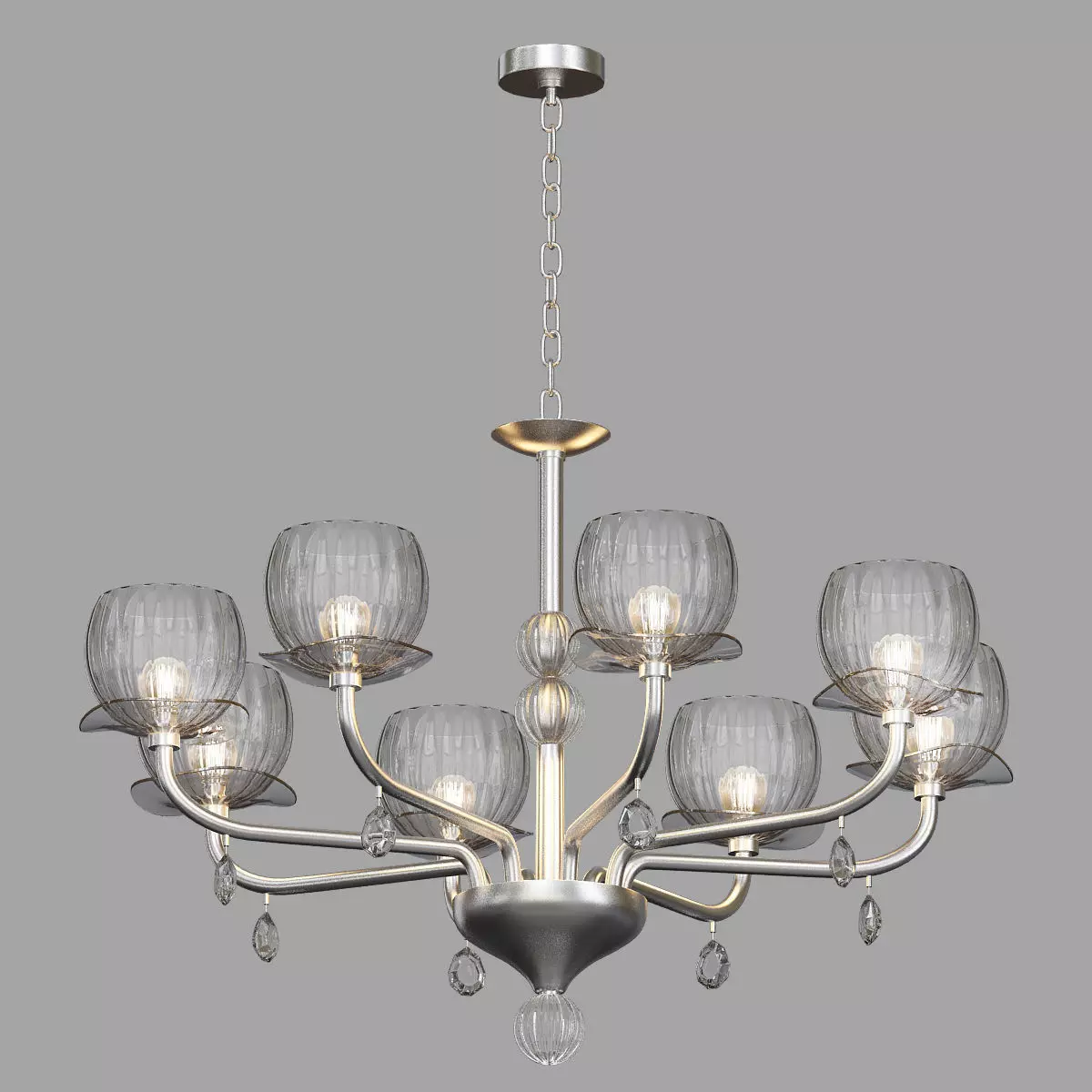 DAFNE chandelier 3D model_0
