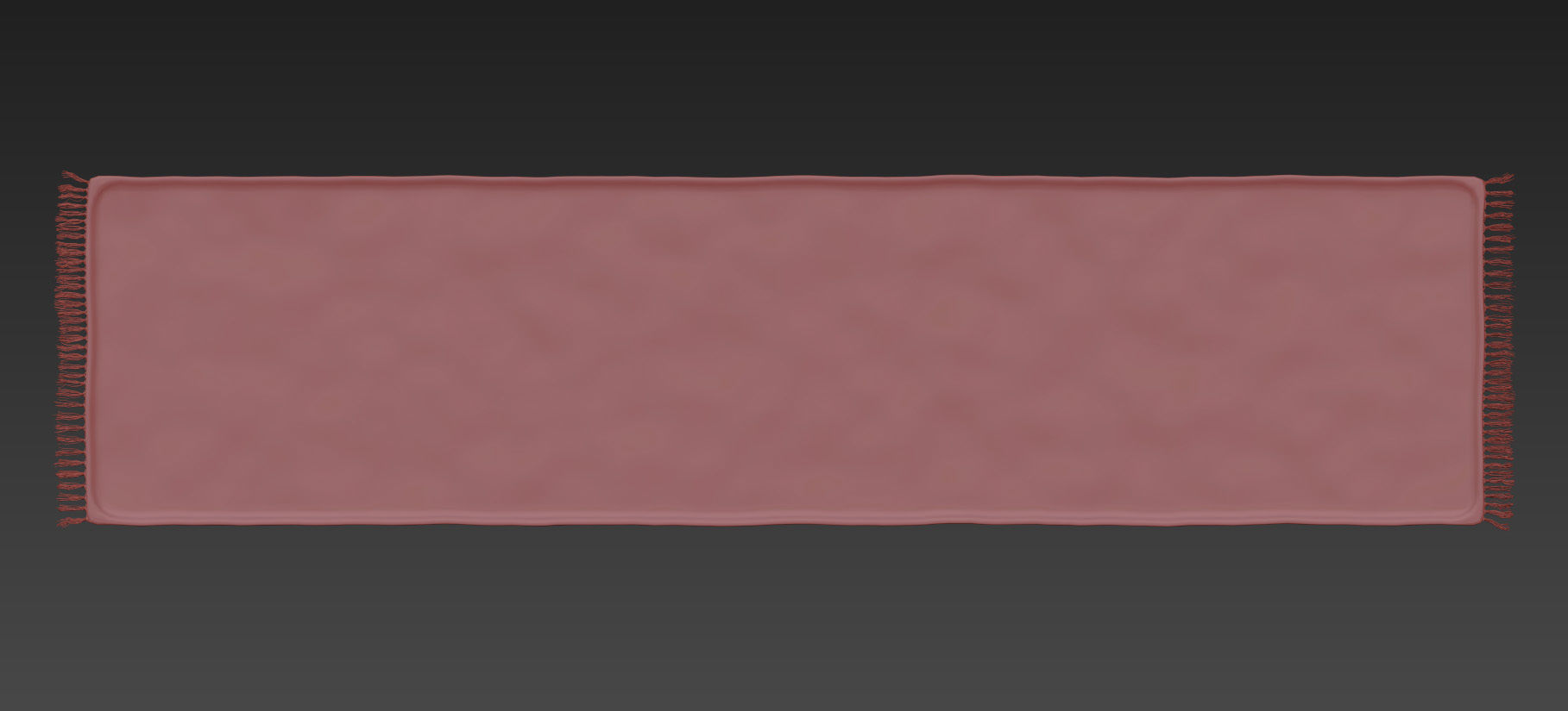 Carpet Hand Woven Striped Pattern Cotton - Gray 3D model_8