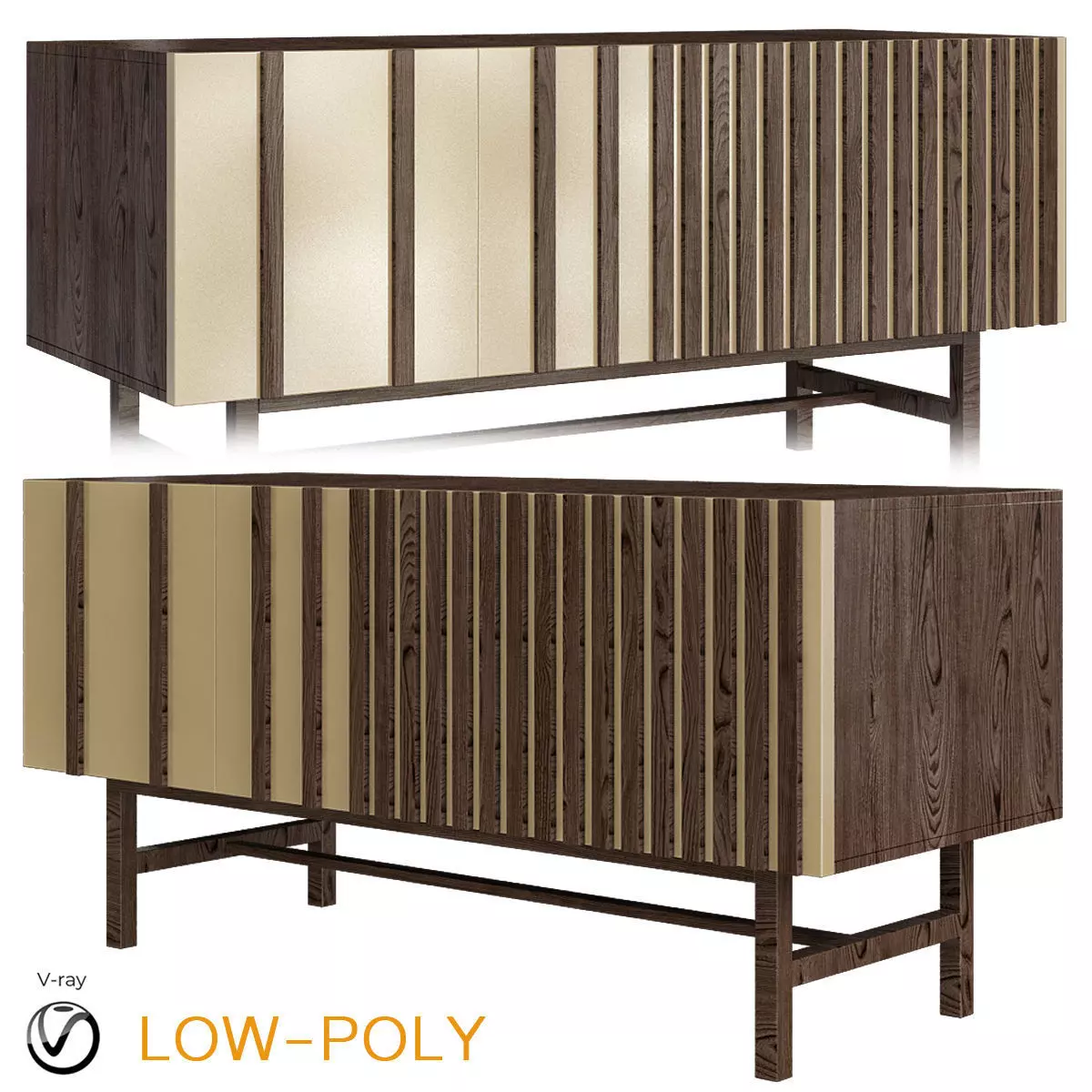 Go Sideboard - Mambo Unlimited Ideas 3d model Low-poly 3D model_0