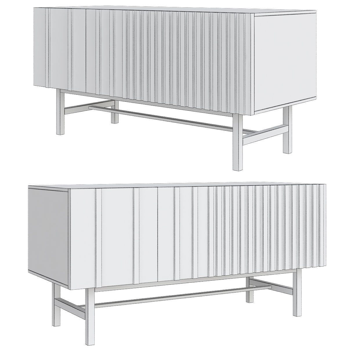 Go Sideboard - Mambo Unlimited Ideas 3d model Low-poly 3D model_1