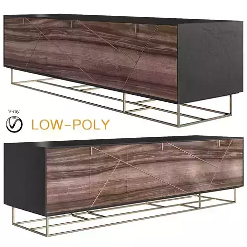 WIREFRAME Buffet By BAXTER 3d model