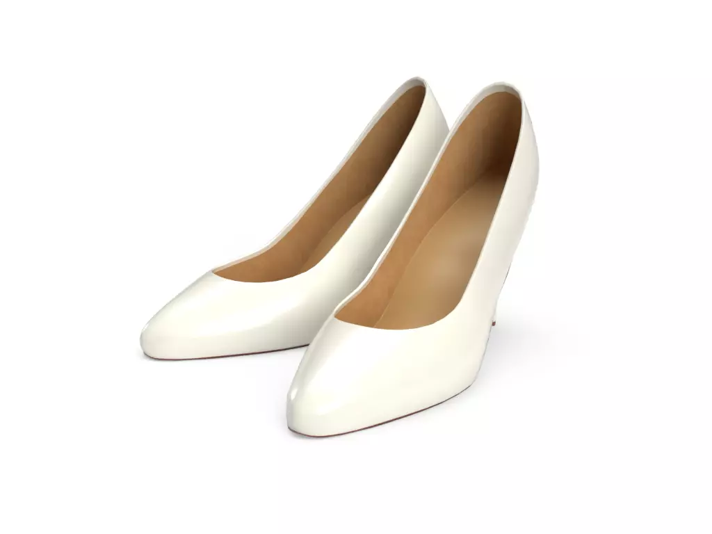 High Heel Shoes Low-poly 3D model_0