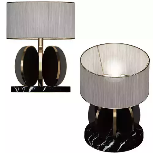 BUDAPEST table lamp with marble base