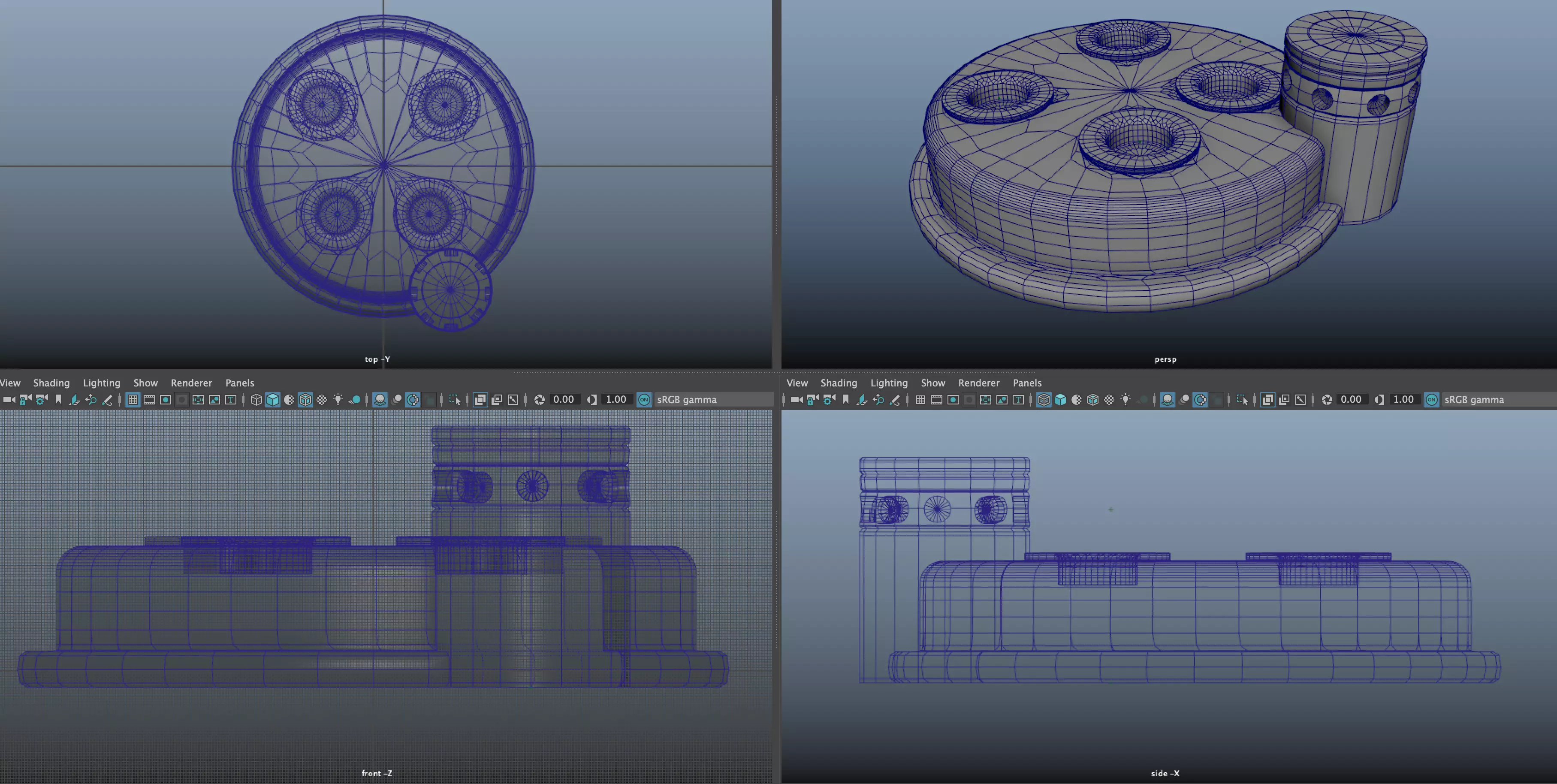 Cyclotron with Nfilter for proton pack  3D print model_0