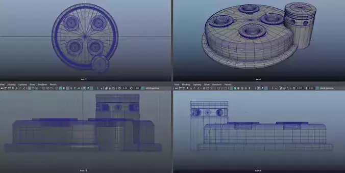 Cyclotron with Nfilter for proton pack 