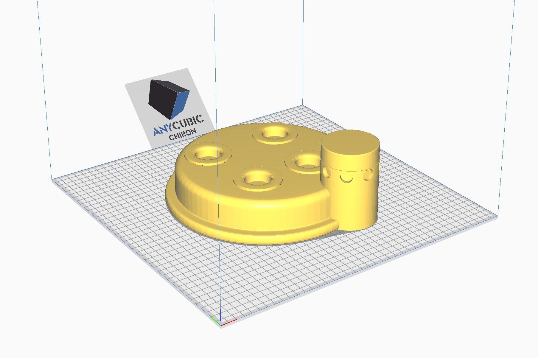 Cyclotron with Nfilter for proton pack  3D print model_1
