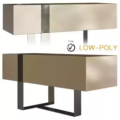 Lacquered sideboard FLO By EmmeBi 3d model