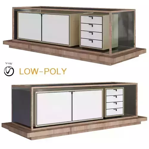 TOWN Chest of drawers 3d model