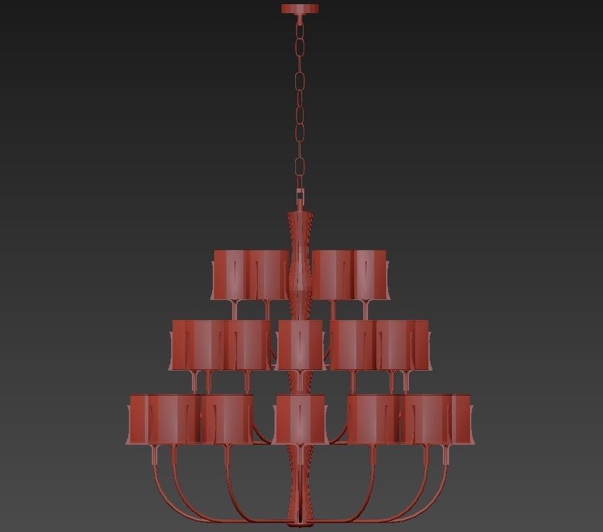 FLOW CHANDELIER 3D model_1