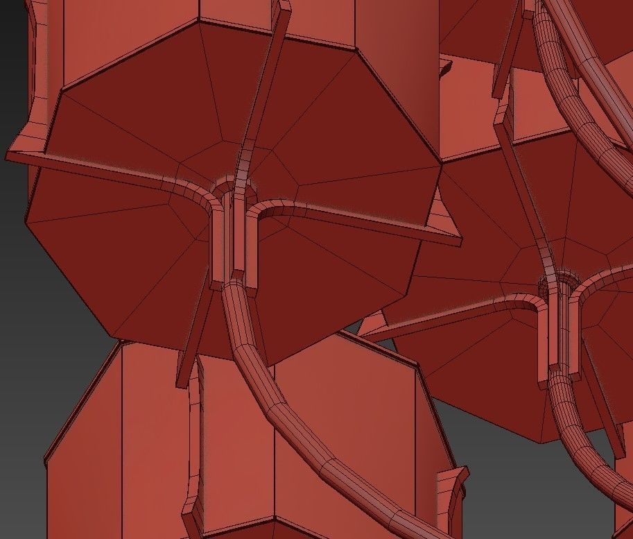 FLOW CHANDELIER 3D model_6