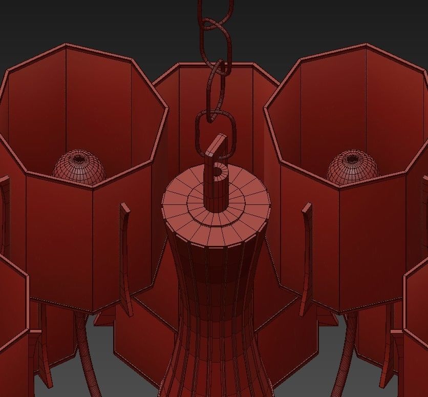 FLOW CHANDELIER 3D model_7