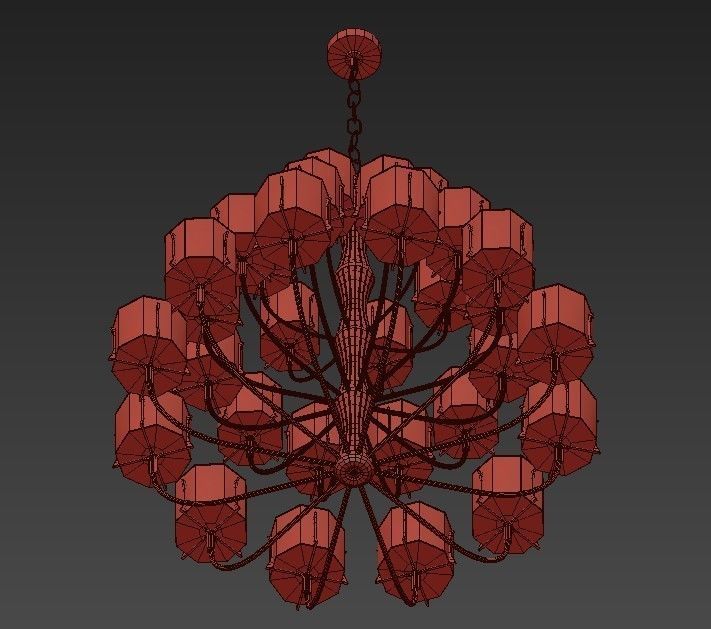 FLOW CHANDELIER 3D model_3