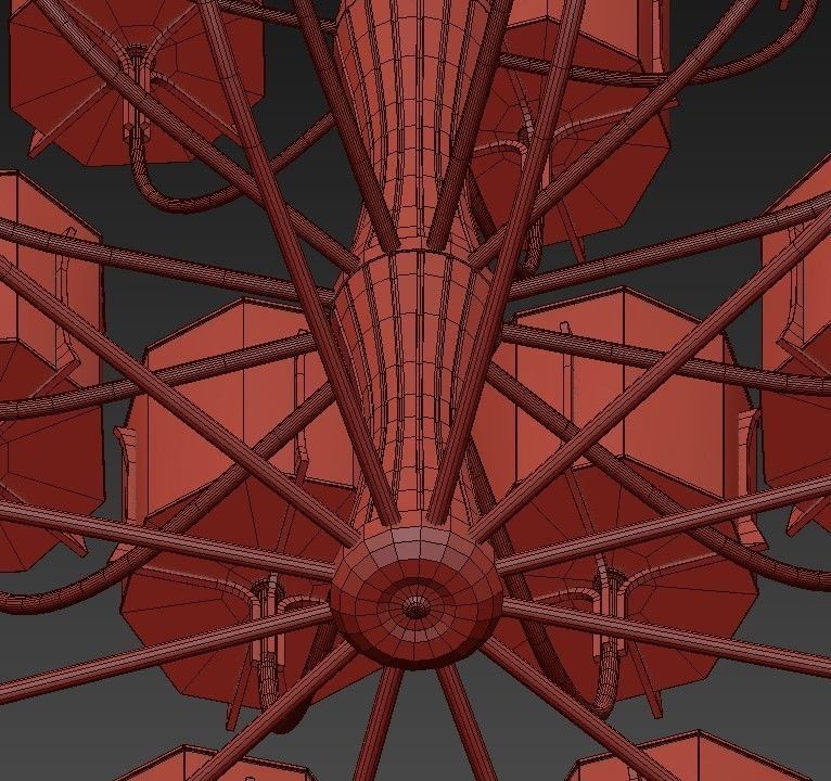 FLOW CHANDELIER 3D model_5