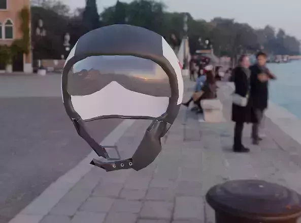 helmet HEMLET  Low-poly 3D model