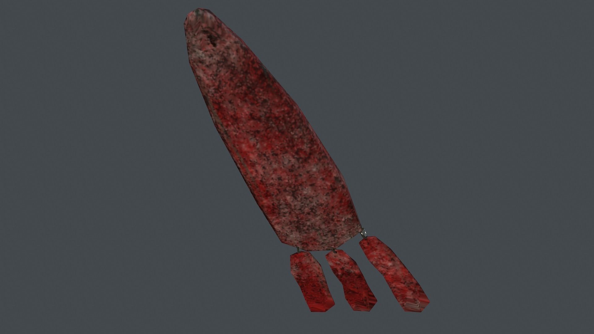 Axe Weapon for Games  Low-poly 3D model_8