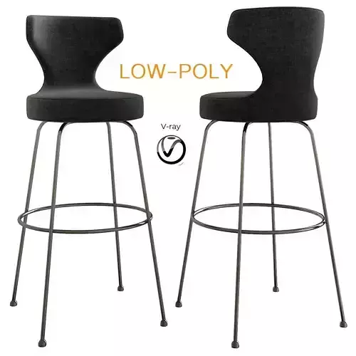 Bar stool B B Italia 3d model