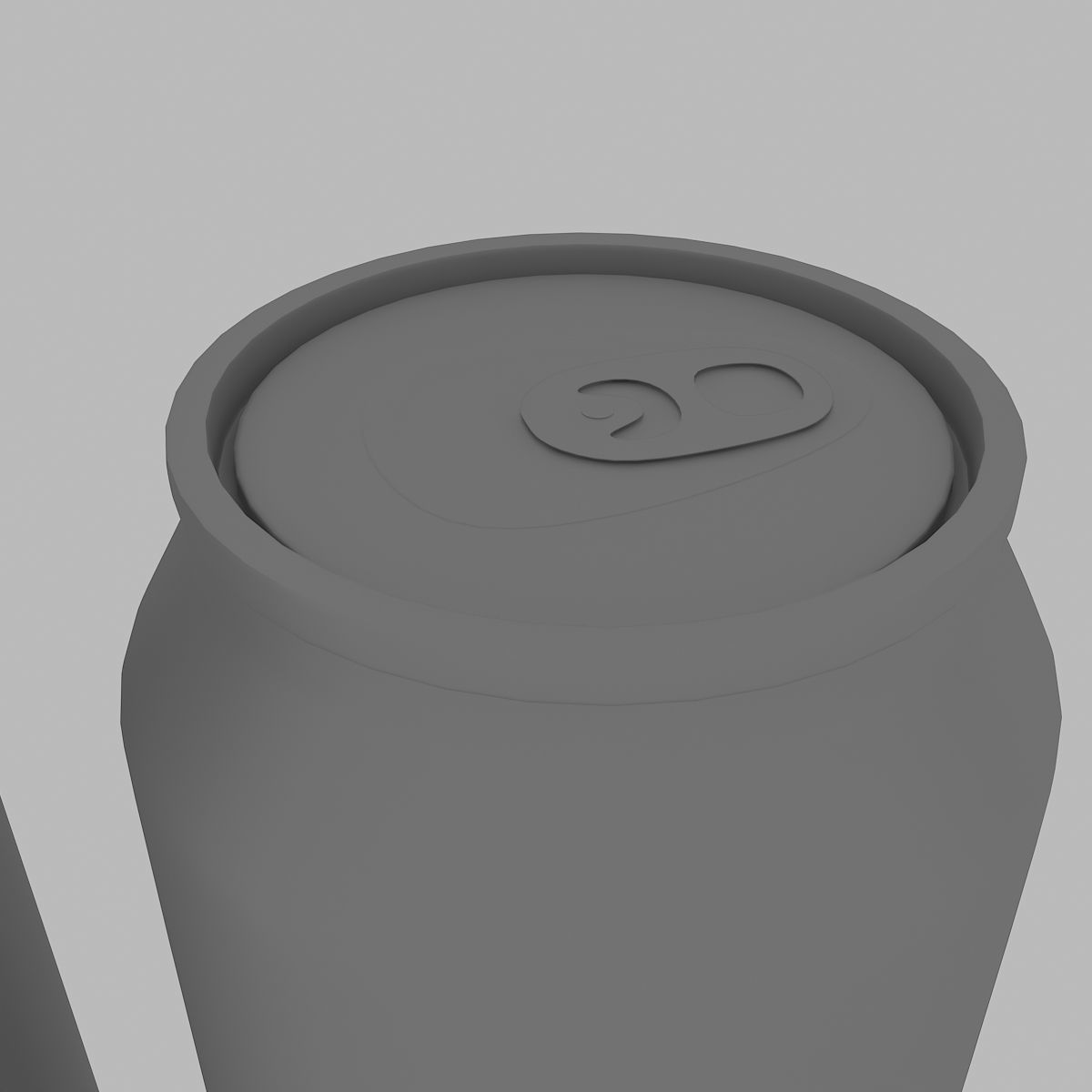 3D Can two cans Low-poly 3D model_6