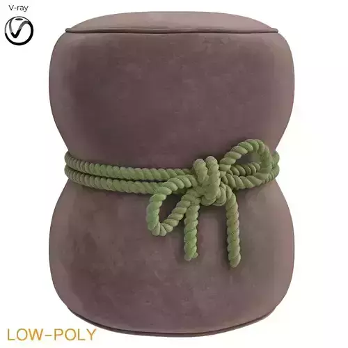 Modern Accent Stools URBN Furniture Company 3d model Low-poly 3D model