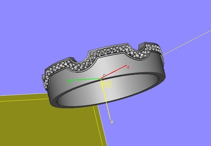 141209 R  crown 3D print model_8