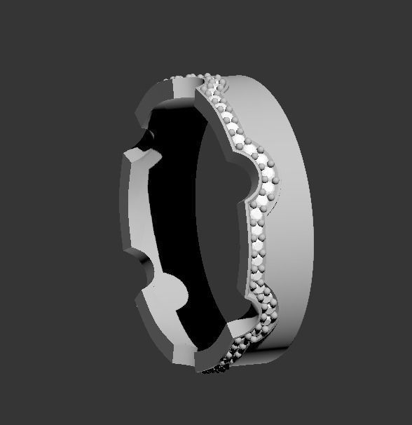 141209 R  crown 3D print model_17