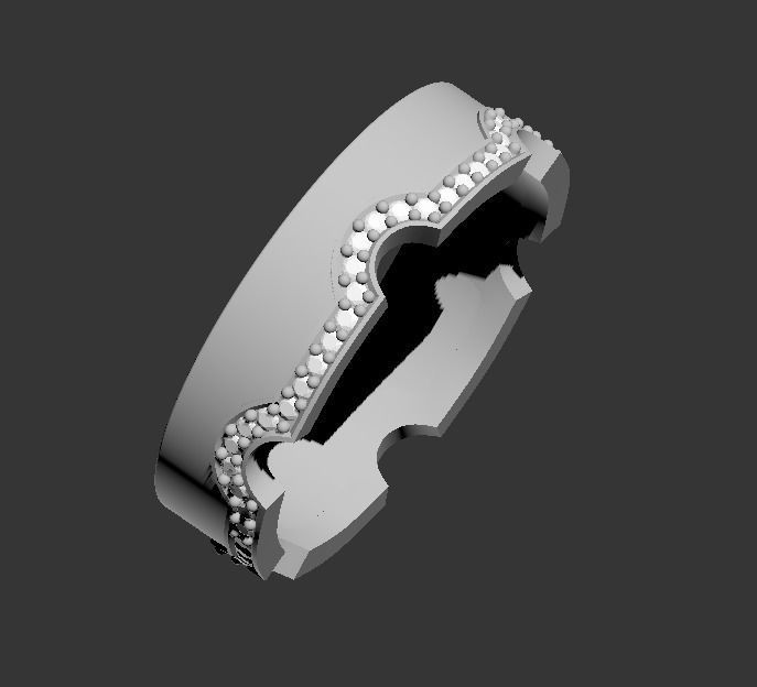 141209 R  crown 3D print model_4