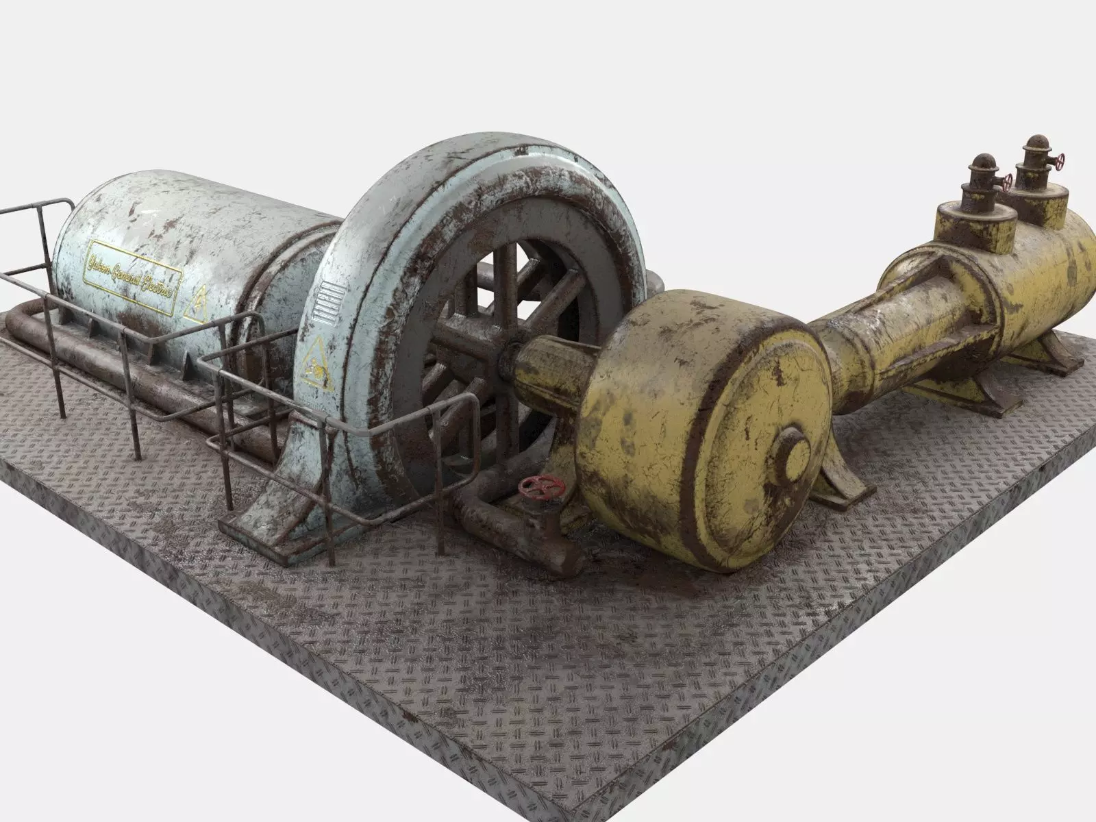 Old Generator  3D model_0