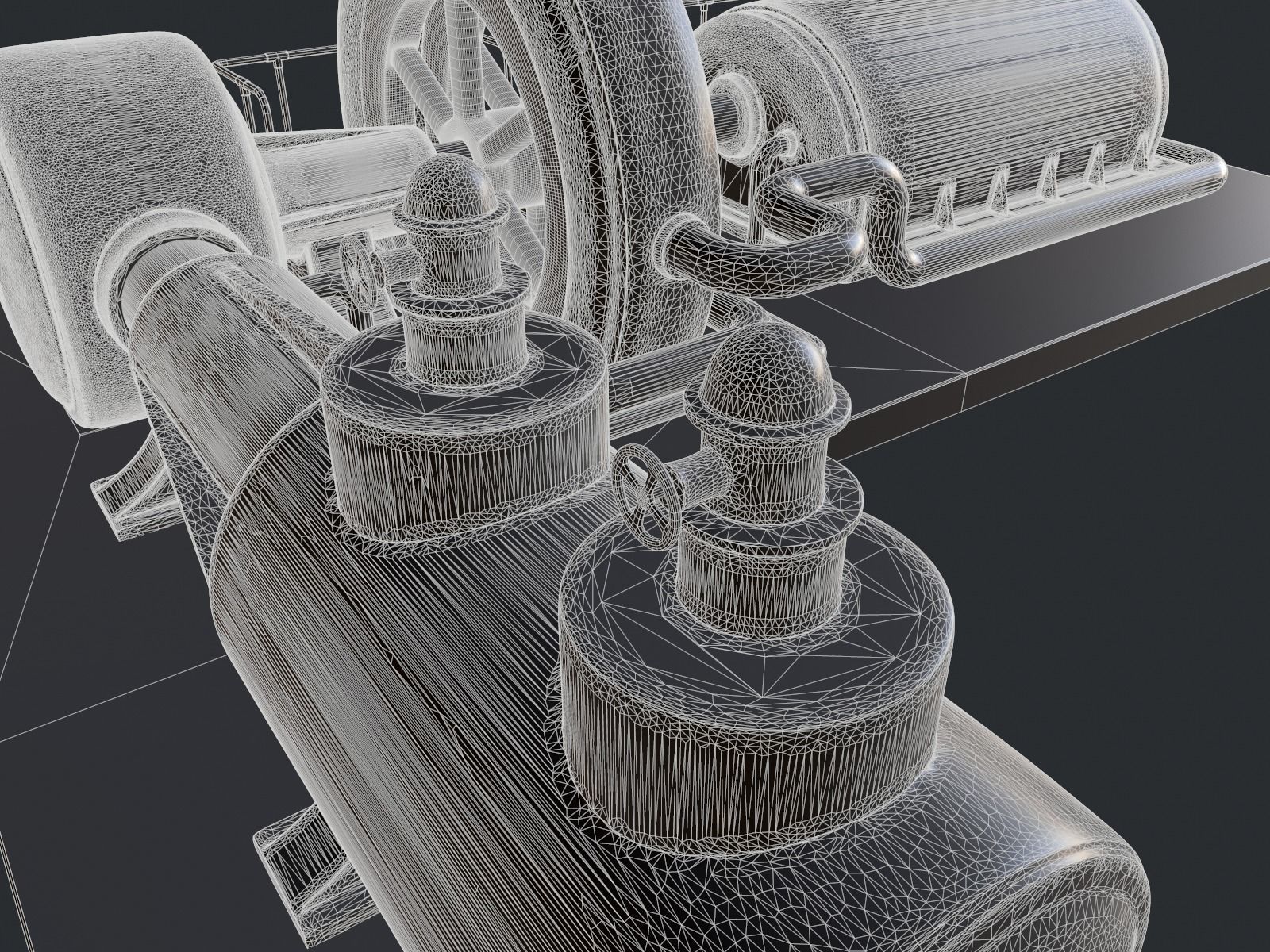 Old Generator  3D model_8