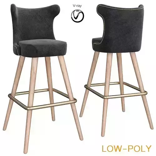 Chicago Bar Stool 3d model