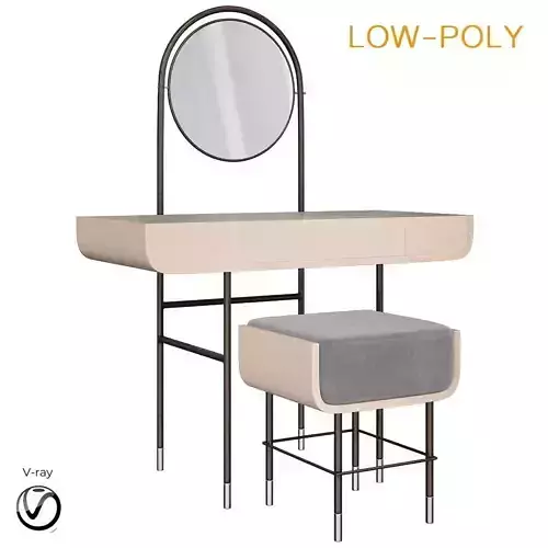 Dressing table Spring Season Arrived 3d model Low-poly 3D model