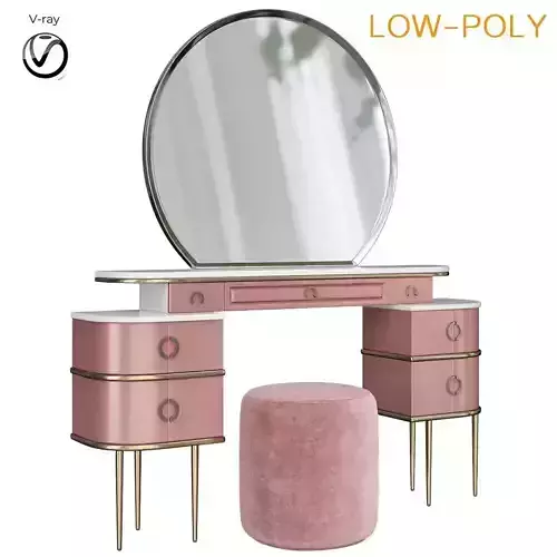 Dressing table ZELDA - Devon Devon 3d model