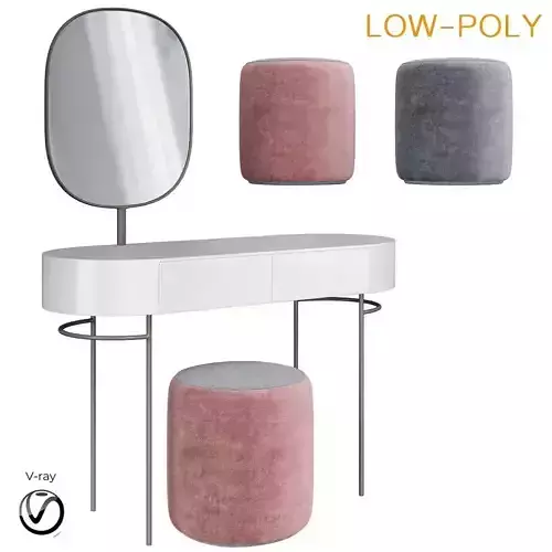 Dressing table PAD Geneve 3d model
