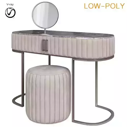 Dressing table  Signorini  Coco 3d model Low-poly 3D model
