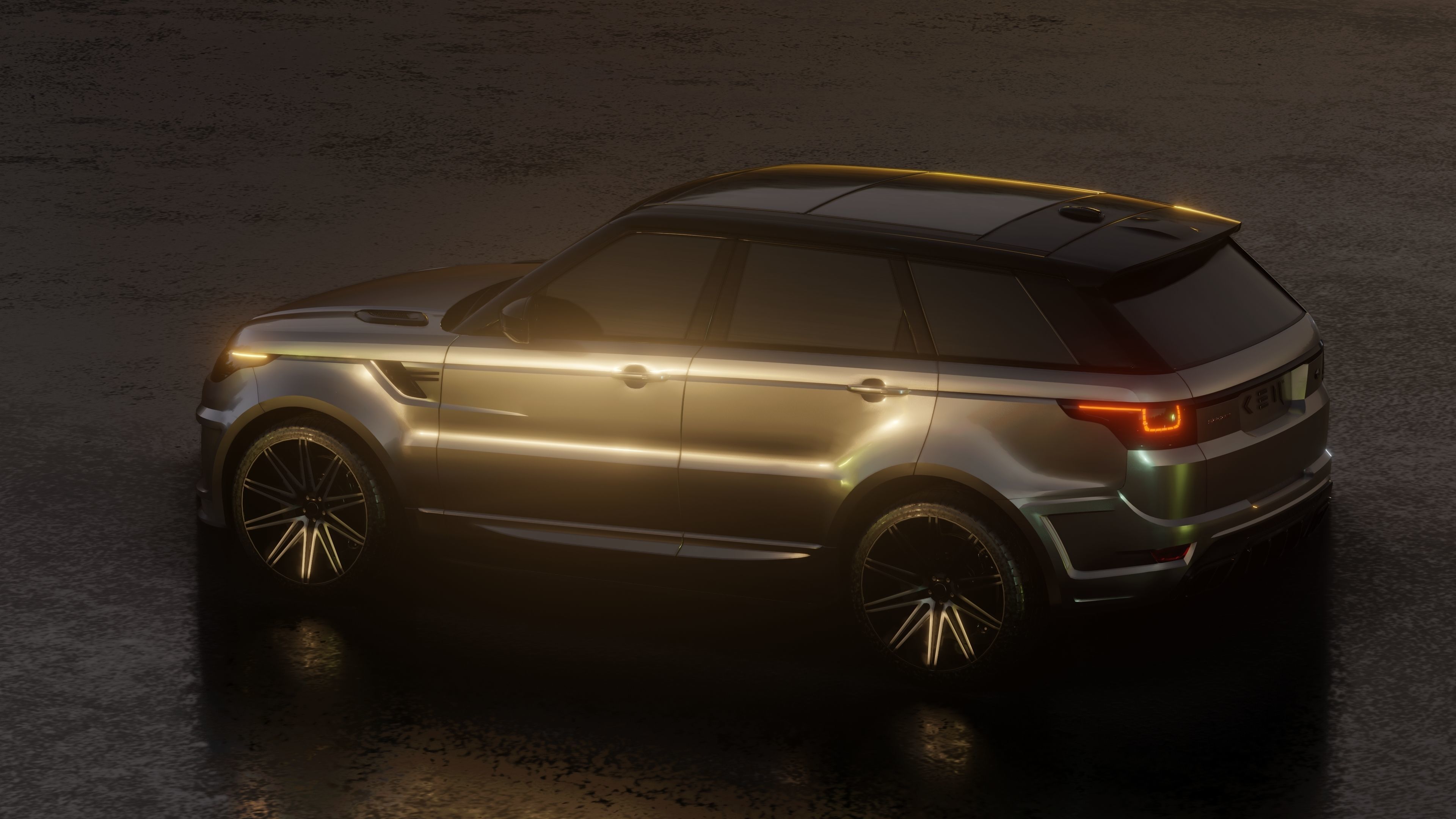 2016 Custom Land Rover Range Rover Sport Free 3D model_5