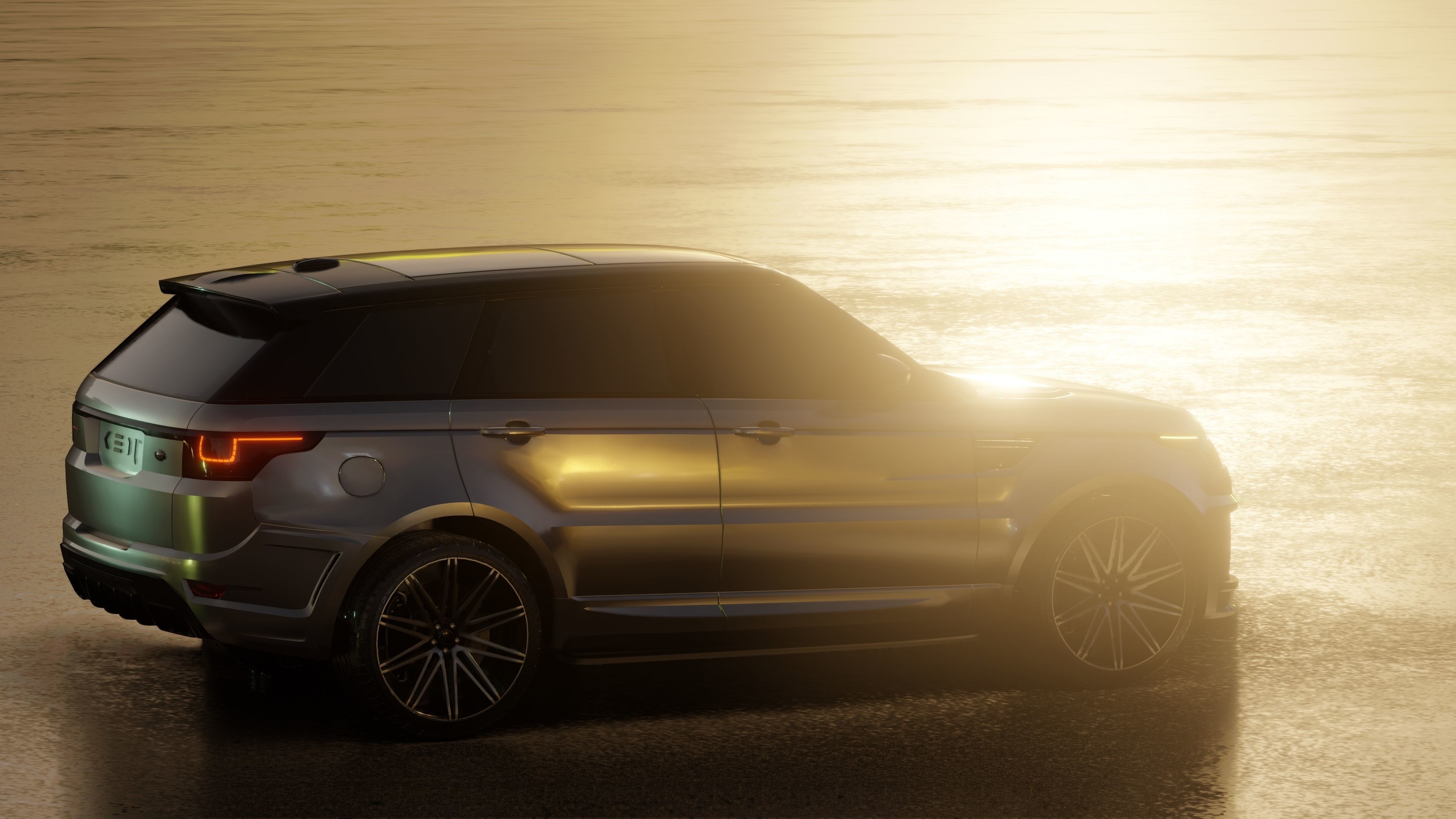 2016 Custom Land Rover Range Rover Sport Free 3D model_7