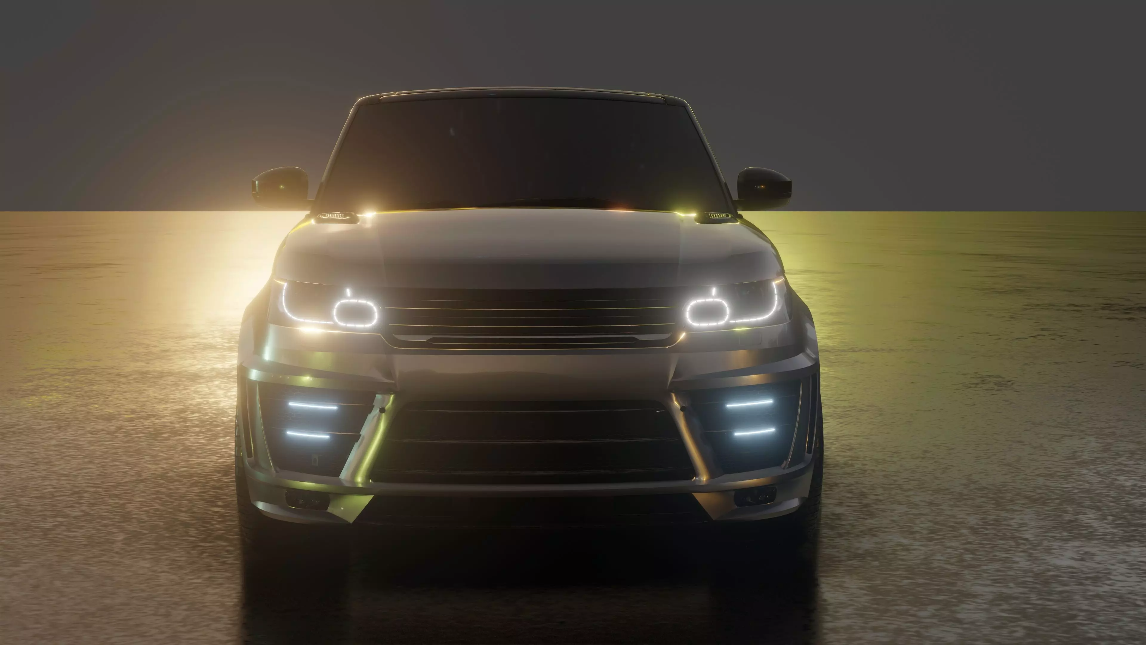 2016 Custom Land Rover Range Rover Sport Free 3D model_0