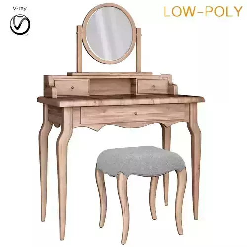 Dressing table Sienna Mirror casa Tocador pequeno 3d model