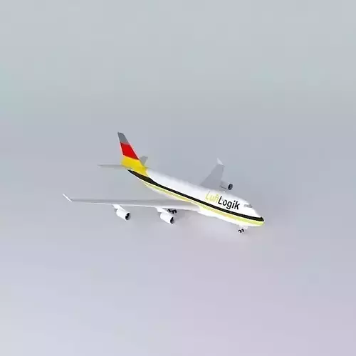 LuftLogik Boeing 747-400f Free 3D model