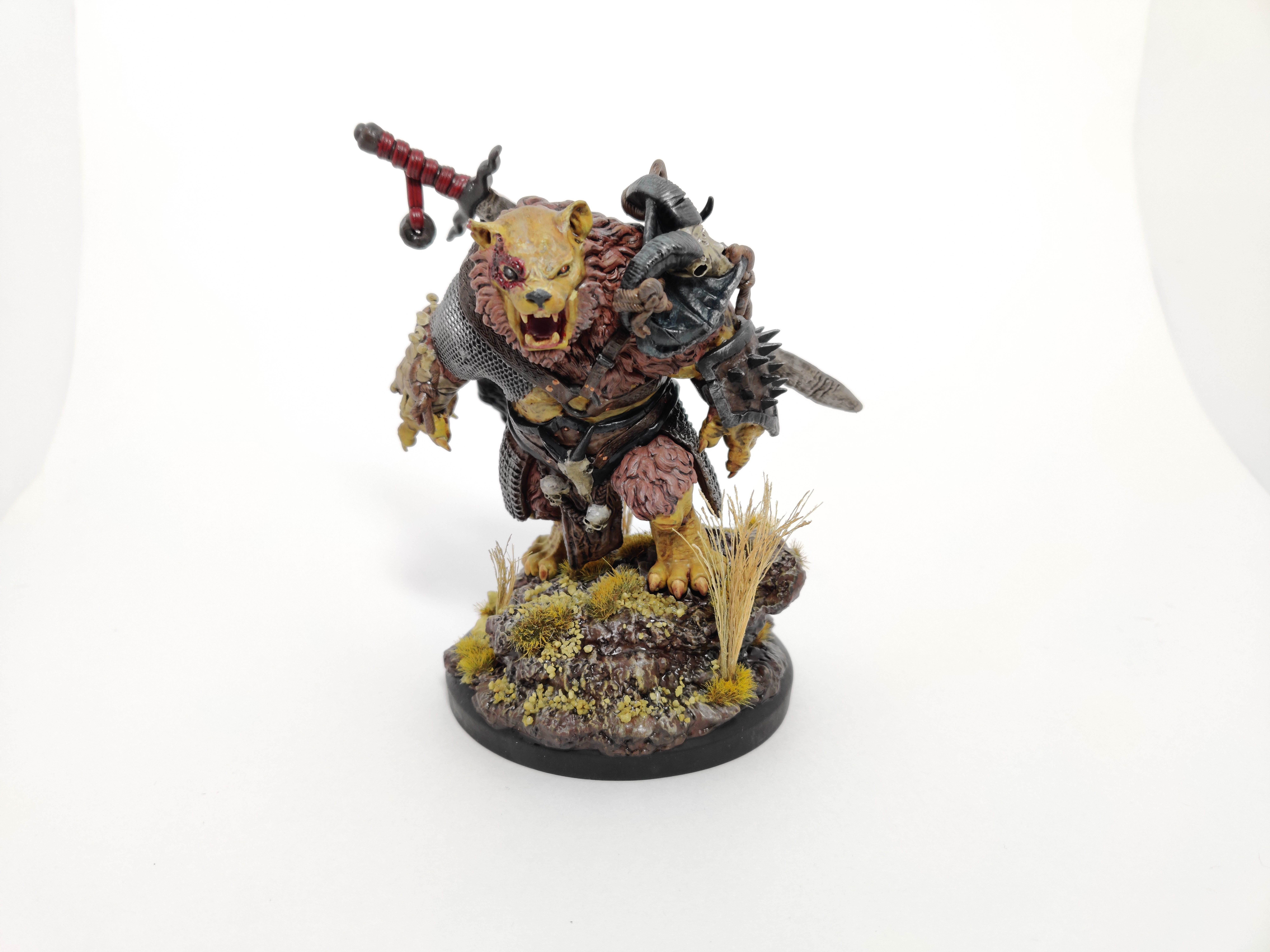 Tiger warrior by creative geek  MB 3D print model_9