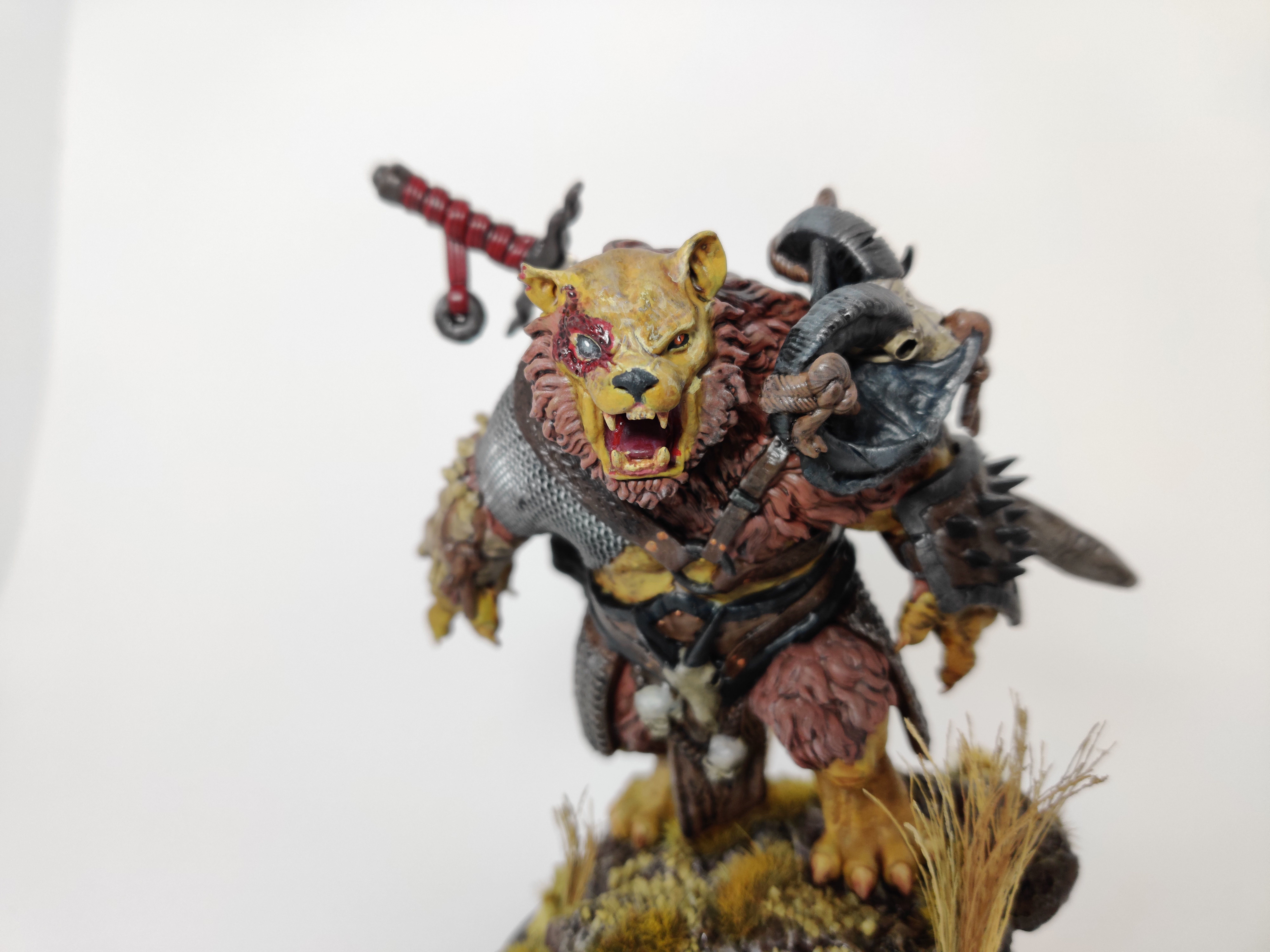 Tiger warrior by creative geek  MB 3D print model_10