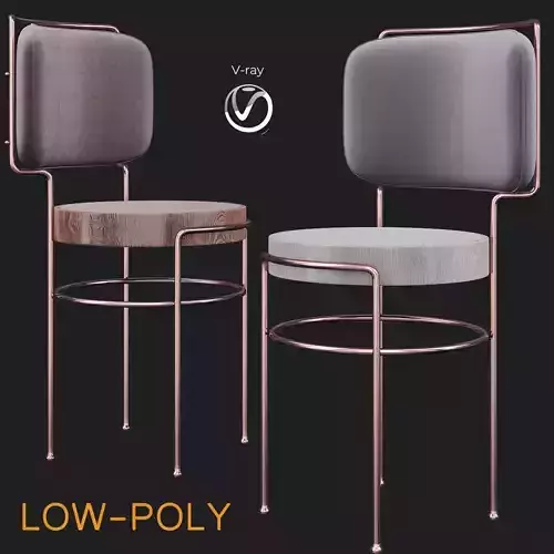 Brazilian IAIa Chair by Gustavo Bittencourt 3d model