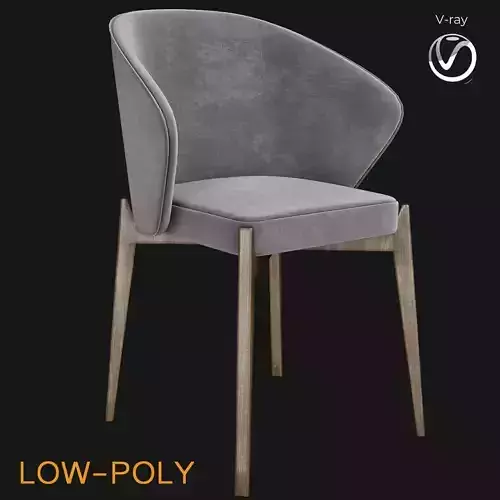 Ellen Dining Chair Astele 3d model