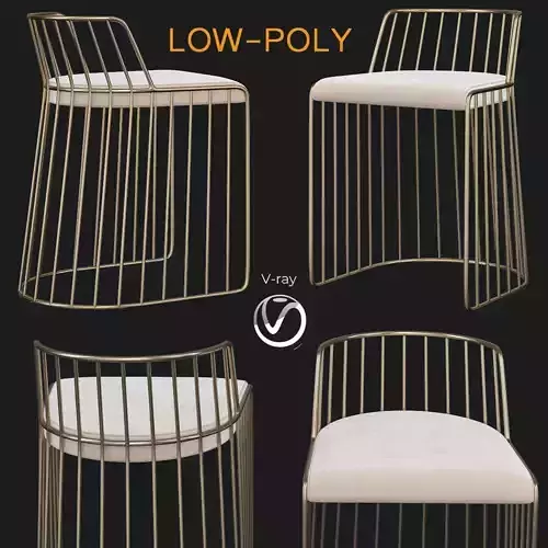 Bar Stools That Will Luxury 3d model